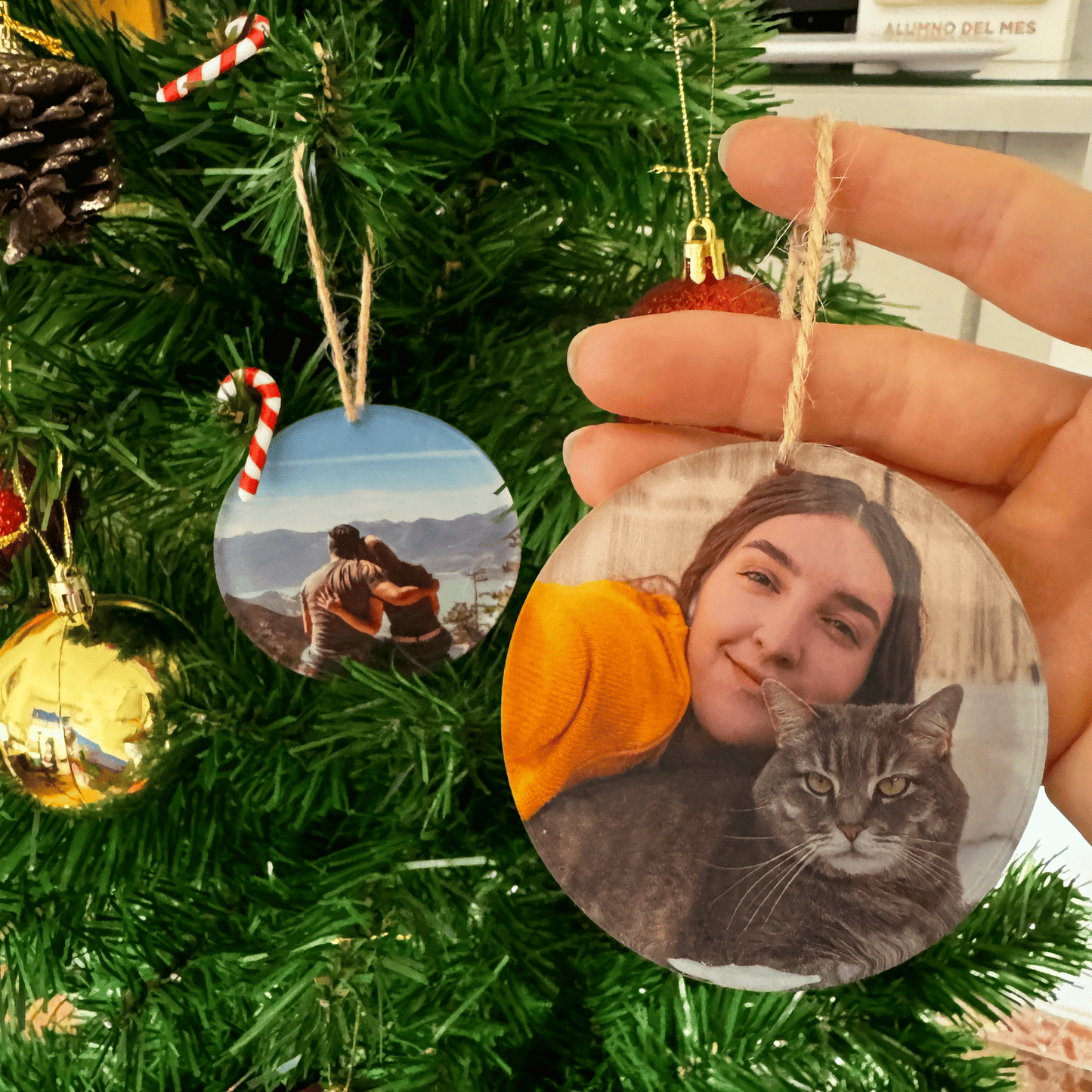 Bola de Navidad personalizada con foto