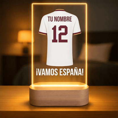 Lámpara personalizada fútbol mundial 2026 (blanca)